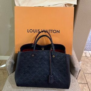 Authentic Louis Vuitton Montaigne MM handbag